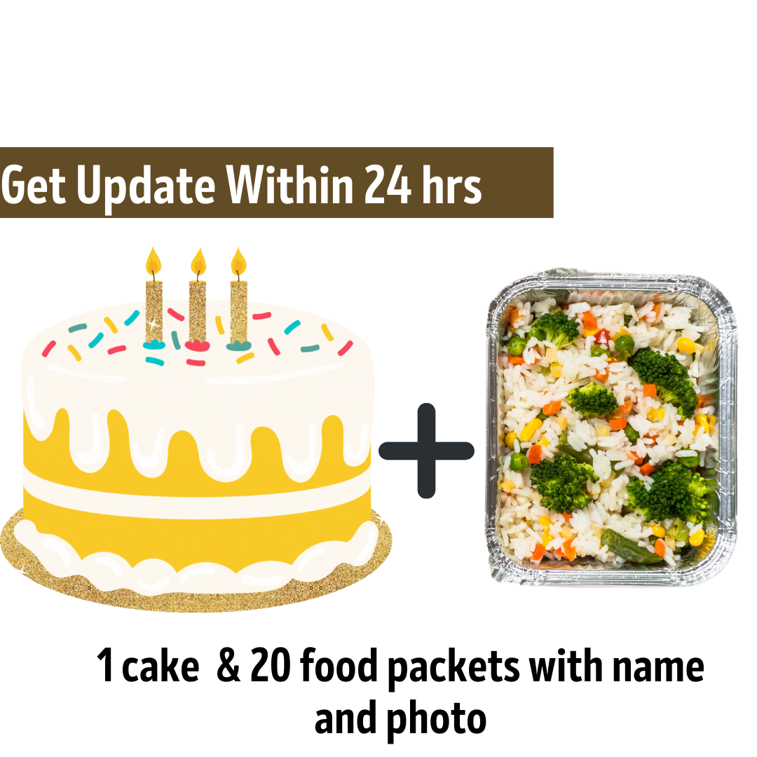 CAKE AND FOOD PACKET